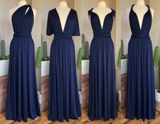 Two Birds Evening/Bridesmaid Dress, Navy, Size M/L, New without tags