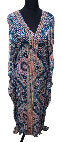 Monsoon beach kaftan - kaftan, maxi