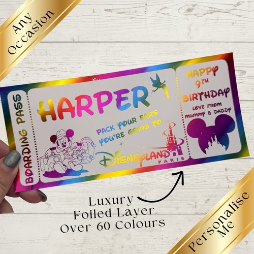 Disneyland paris gift ticket - disneyland,