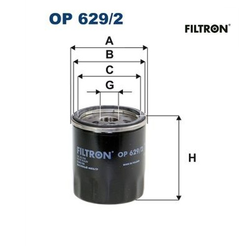 Oil filter filtron 629 2 - oil, 629/2