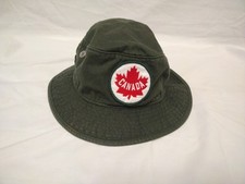 RARE Hudson Bay Company Green Cotton bucket/Boonie Hat Olympic Logo c2011 L/XL