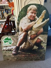 Signed Steve Irwin Cardboard Cutout