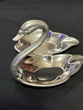 Swan Silver Plated Ashtray