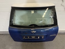 Mini One S Cooper R50 R53 Tailgate Hatch Boot Lid hyper blue With white spoiler 