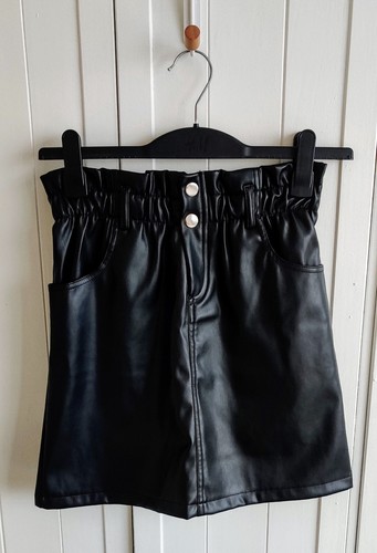 Primark girls black faux - primark,