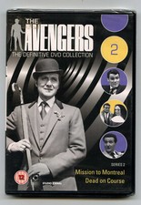 SEALED THE AVENGERS UK TV SERIES 2 DEFINITIVE DVD JOHN STEED DR KEEL MACNEE