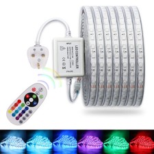 220V 5050 RGB LED Strip Lights