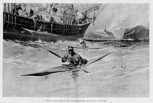 Kayaking taking pilot aboard - taking,