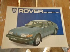 M9534 XX - ROVER 2400 SD1 SDT TURBO BROCHURE LEAFLET