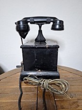 Hand Crank Antique  Desk Telephone GEC Make Very Heavy  as Pictured