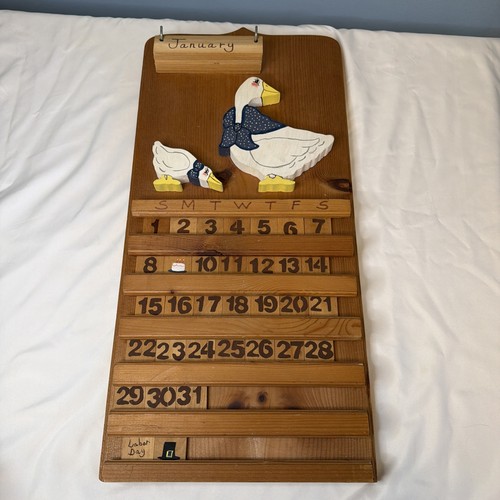 Vintage goose country wooden - vintage,