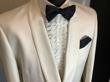 Mens white ivory tuxedo - white,