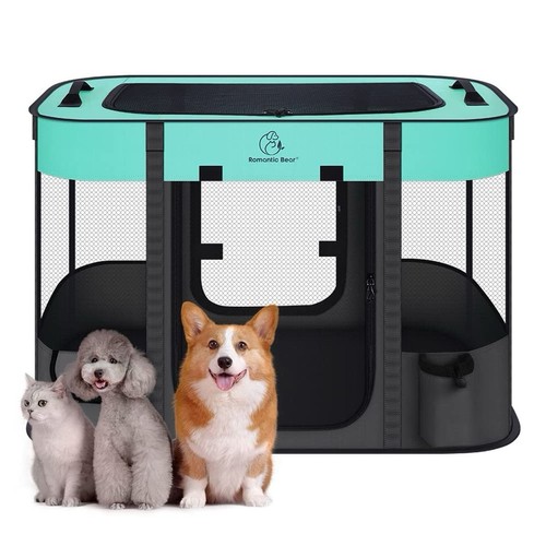 Foldable pet playpen - foldable, for