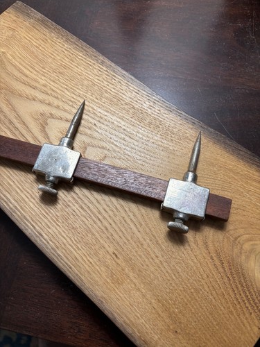 Antique trammel points - points,