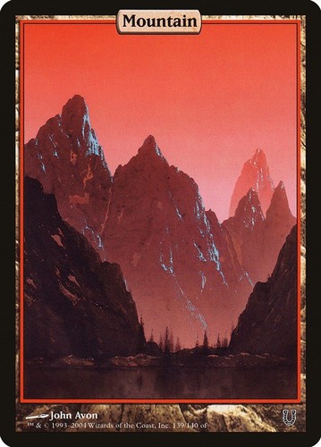 Mtg unh 139 foil - lp], mountain