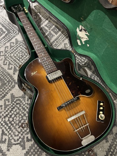 Hofner club sunburst 1960s - hofner,