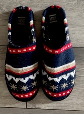 Jack & Jones Men’s slip on Christmas slippers size 9 VGC