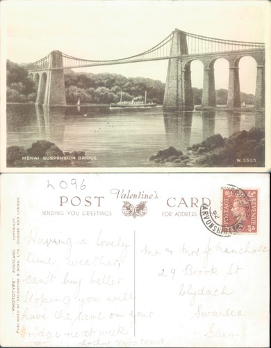 Menai suspension bridge - menai,