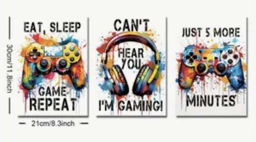 3pcs set vibrant canvas - 3pcs/set,