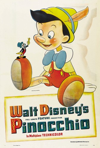 Pinocchio 1940 disney cult - pinocchio,