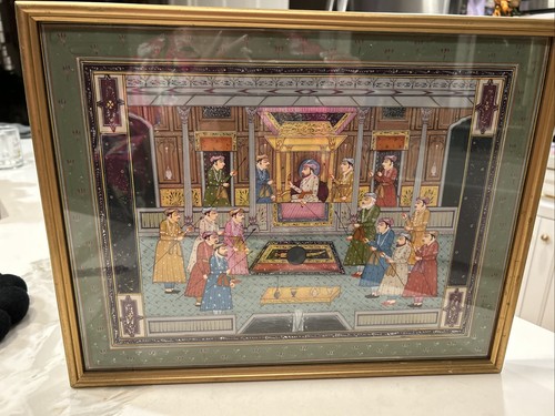 Mughal miniature painting made - painting,