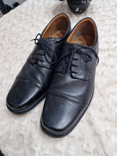 Clarks mens lace - lace, leather