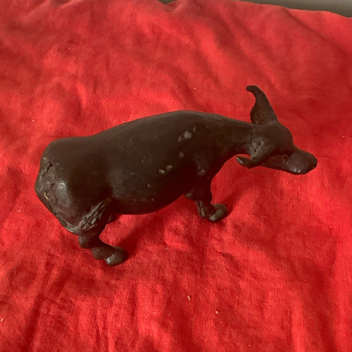 Water buffalo bronze cow - buffalo,