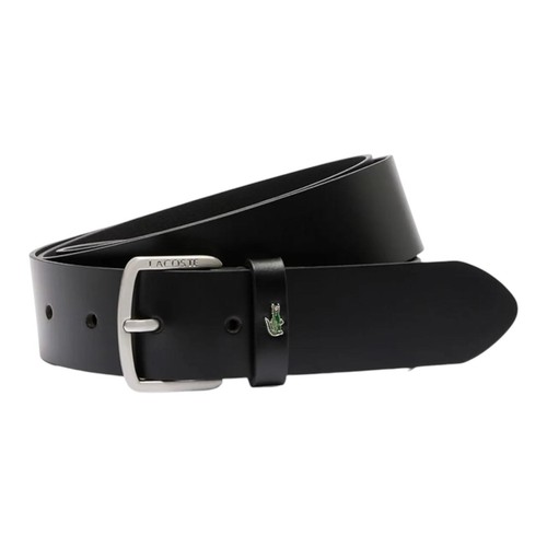 Lacoste smooth leather belt - lacoste,