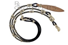 Black Rope Natural Knots Raw