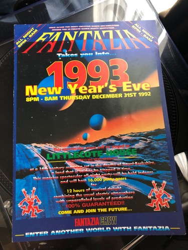 Fantazia rave flyer takes - flyer,