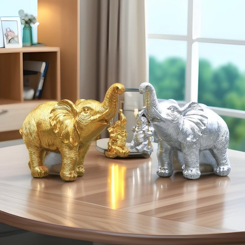 Gold silver mother baby - gold,