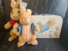 Peter Rabbit Set Of 3 Storage Boxed & Plush Toys Joblot Bundle