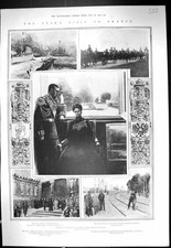 Old 1901 Czar France Compiegne Dunkirk Roads Alfred Millenary Winches Victorian