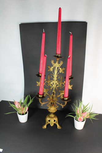 Antique metal spelter - , church