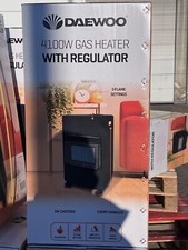 4.1KW CALOR GAS PORTABLE CABINET HEATER FIRE BUTANE WITH REGULATOR & HOSE BNIB
