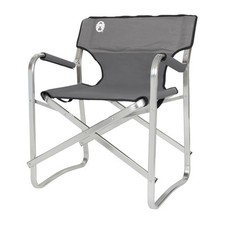 Coleman Deck Chair Grey Aluminium