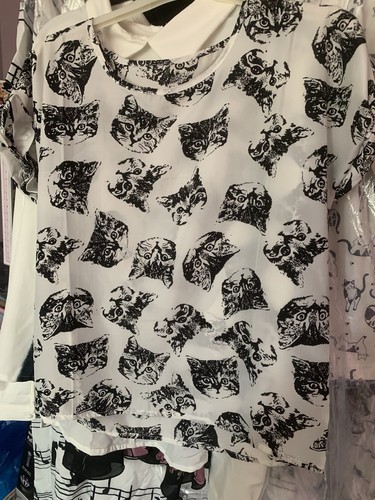 New ladies cat - blouse, 12