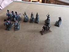 25mm Minifigs ect painted wargaming figures Napoleonic Cavalry & staff officers