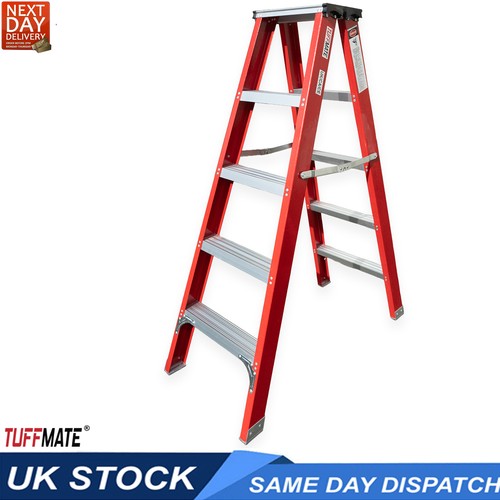 Fibreglass step ladder tread - fibreglass,