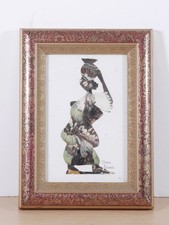 Vintage african butterfly wing - african,