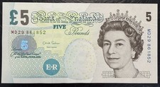 Old Five £5 Pound Note