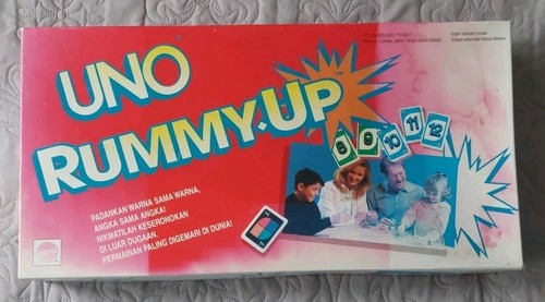 Mattel uno rummy game 1993 - rummy-up,