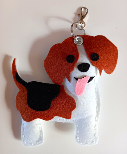 Multi felt beagle - multi,