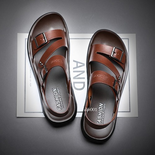 Men casual sandals leather - casual,