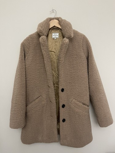 Teddy coat brown - fat, face
