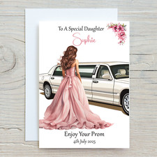 Personalised prom card school - prom,