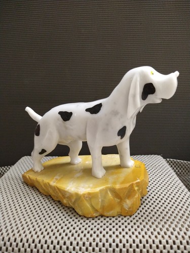 Stone dog statue - dog,