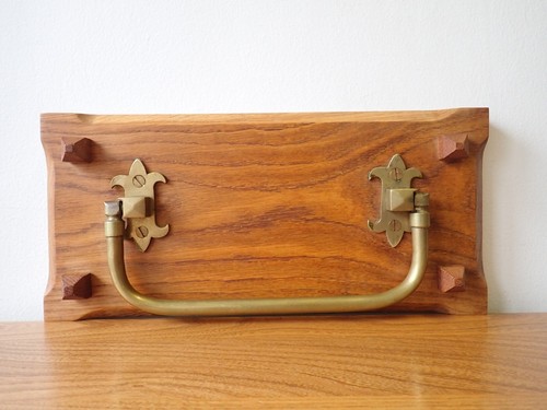Vintage church pew brass - vintage,