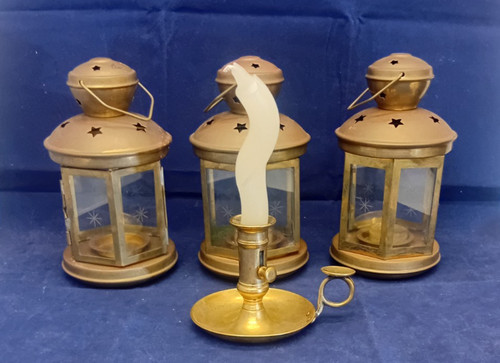 Brass lanterns for - for, tealights
