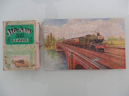 Gwr vintage wooden jigsaw - gwr,